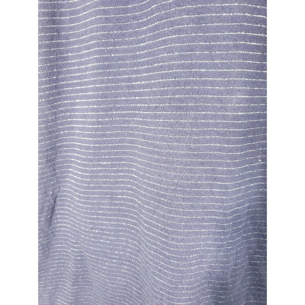 Harper Canyon Girls L(10/12) navy/purple dress. Cap sleeves. Tie back.